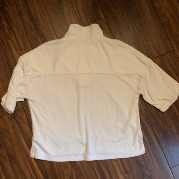 Cropped terry polo - Picture 3 of 4